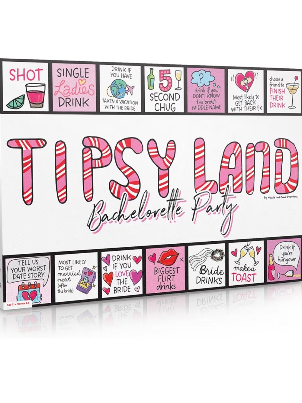 Tipsy Land Bachelorette Party Board Game